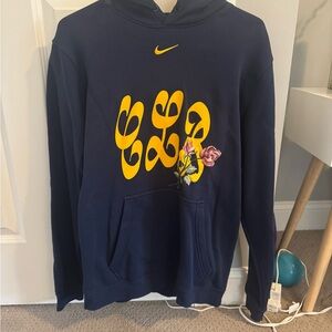 Nike Blue Hoodie with Subtle Design